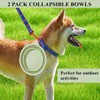 Dog Bowls Pet Collapsible Bowl, 2 Pack,Small,Medium, Large
