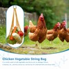 Chicken Vegetable String Bag ，Chicken Vegetable Hanging Feeder, Chicken Toy