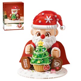 MEIEST Santa Claus Building Blocks Set,Creative Xmas Building Gift,Fantasy Building Bricks Toys,Home Decor