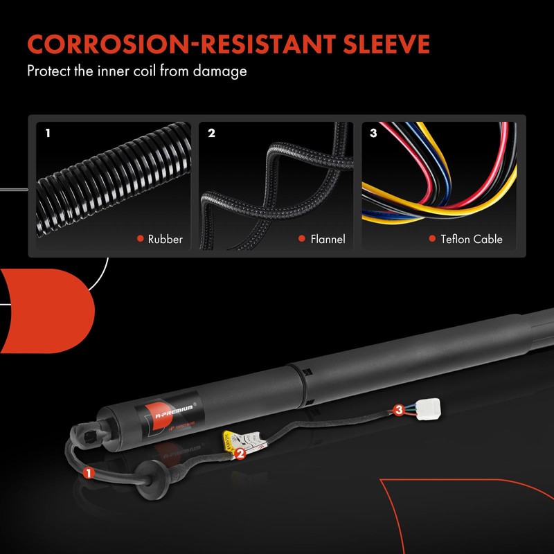 A-Premium Rear Left Power Lift Support Shock Strut Compatible with