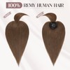 MY-LADY Human Hair Toppers for Women Real Human Hair with