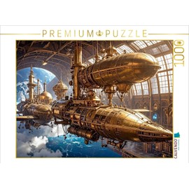 CALVENDO Puzzle Transfer Station for Planetary Shuttle Ships | 1000 Pieces Size 25" x 19"