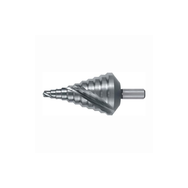 Ruko 101090 Step Drill Bit HSS Metric System, Holes Direct