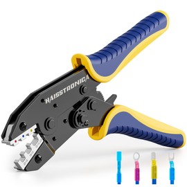 haisstronica Heat Shrink Connector Crimping Pliers Crimping Tool Heat Shrink Connector AWG 22-10 (0.32mm²-5.26mm²) Can be used for insulated nylon connectors and wire connectors HS-8327 for wire