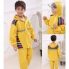 DIAFELIZ Kids Raincoat, Top and Bottom, Rainwear, For Children, blue