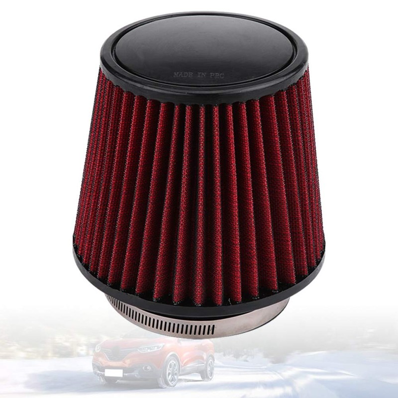 4 Inch Cone Filter, Akozon Car Air Filte, 100mm/3.9in Universal