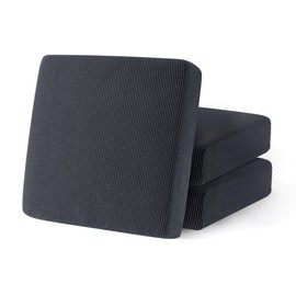 SUBRTEX Couch Slipcover RV Seater Slip Loveseat Stretch Durable Sofa Cushion Cover Spandex Elastic Furniture Protector for Settee Seat for Replacement in Livingroom, 3, Grey