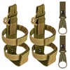 IronSeals 2 Pack Adjustable Tactical Water Bottle Holder Molle Portable