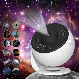 zd-outdoorshop LED Galaxy Projector Starry Night Light Sky Star Party Lamp Planetarium Room