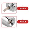 1 Pair Motorcycle Handlebar Weights - M6 Bar End Plugs