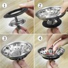 2 Pack Kitchen Sink Plug, Kitchen Sink Strainer, Stainless Steel
