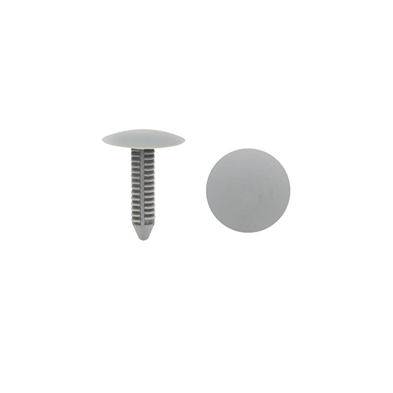 sourcing map 40pcs 7 mm Hole Grey Plastic Car Door