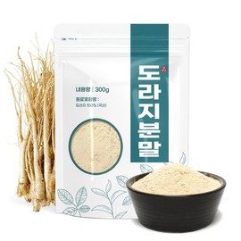 Jayeoncho 국산 도라지 가루 분말 300g Domestic Bellflower Root Powder 300g