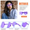 AEAHALY 40 Purple Heart Sunglasses Bulk for Women & Kids,