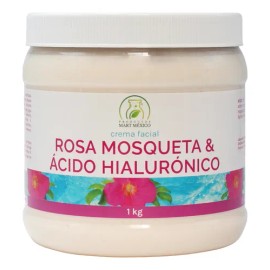 Crema Rosa Mosqueta & Acido Hialurónico Anti-edad (1 Kilo)