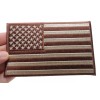 Ivamis Brown Subdued American Flag Patch- 5x3 inch - P5648