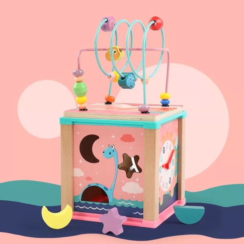 Laberinto De Madera Rompecabezas Para Niños 3+ Estimulación