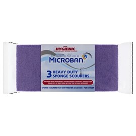 Microban Heavy Duty Sponge Scourers