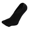Mens No Show Cotton Socks Running Five Finger Crew Toe