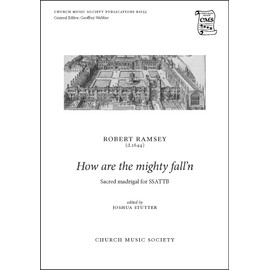 How are the mighty fall'n: Vocal score (Church Music Society)