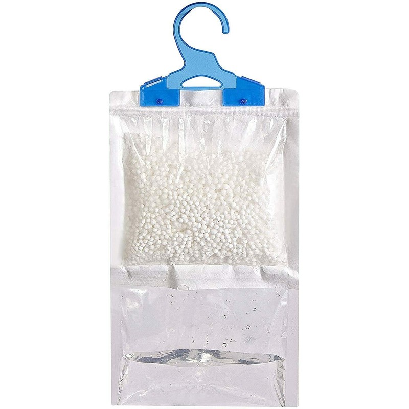 WHITE BERRY Hanging Wardrobe Dehumidifier Interior Bags Mold Trap Any