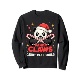Panda Claws – Candy Cane Squad Christmas Sweatshirt