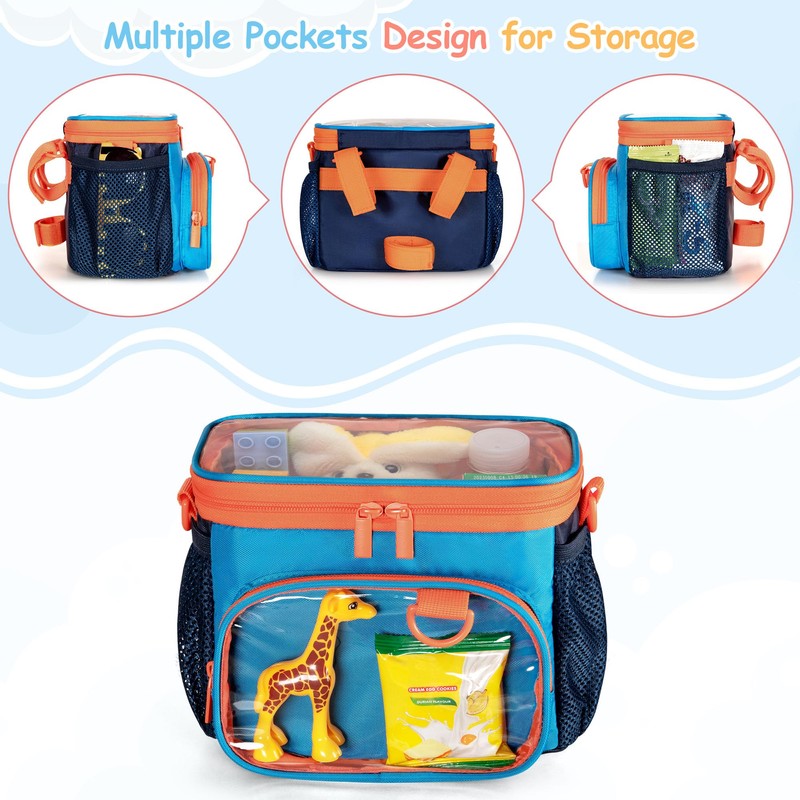 LoDrid Bicycle Front Bag Kids Bike Handle Bag Handlebar Bag