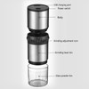 Portable Coffee Grinder,USB Rechargeable Coffee Maker,Electric Stainless Steel Burr Burr