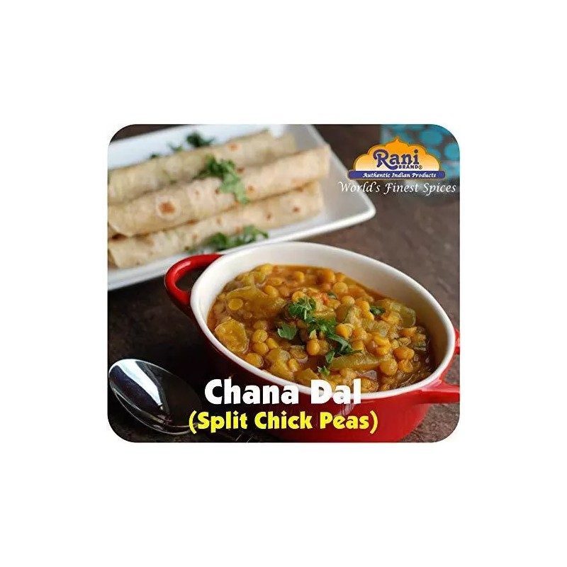 Rani Chana Dal (Split Desi Chickpeas without skin) 64oz (4lbs)