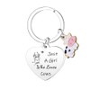 Ghloyza Funny Cow Keyring Cow Lover Gift for Women Girls