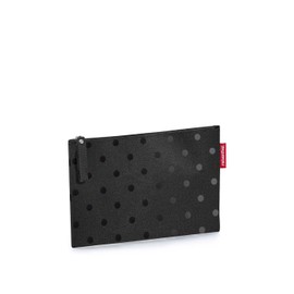 reisenthel Case 1 - Universal Small Organiser for Cosmetics or Small Handbag Items, Glossy Dots Black, Casual