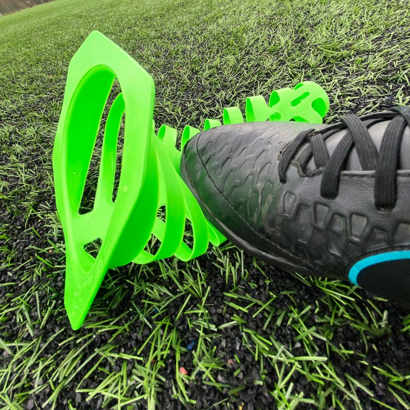 QUICKPLAY Collapsible 9' Training Sports Cones | Slotted Soccer Cones