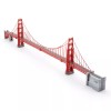 Fascinations Premium Series GOLDEN GATE BRIDGE 3D Metal Earth Model