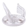 Inflatable Swimming Ring Sequin Swim Angel Wing Shiny Floating Tube