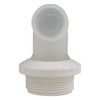 Waterway Plastics 400-1410F White 1" Eyeball Fitting, 90 Deg, 1.5"