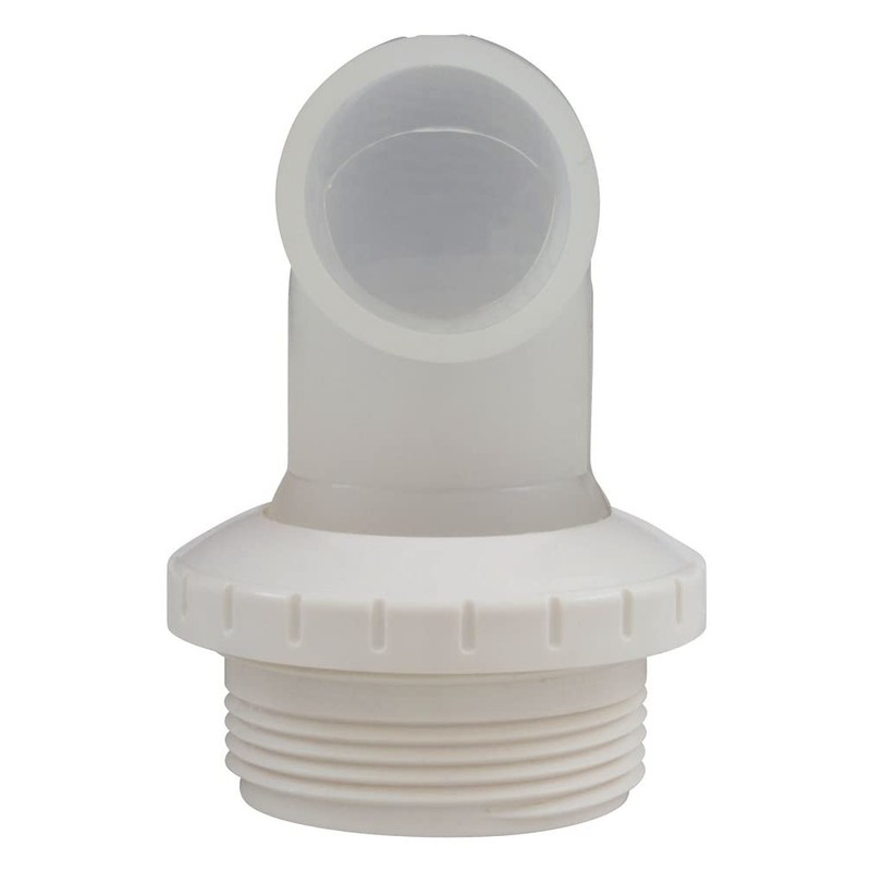 Waterway Plastics 400-1410F White 1" Eyeball Fitting, 90 Deg, 1.5"