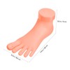 Healeved Nail Art Practice Foot Model Manicure Training Aid Short