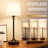 Kakanuo Cordless Table Lamp Rechargeable Black - 1 Pack 4000mAH