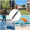 HeyJiaYu Earth Auger Drill Bits for Gas Powered Post Fence