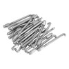 24PCS Banjo Bracket Hook Silver Metal Wear Resistant Banjo Hooks