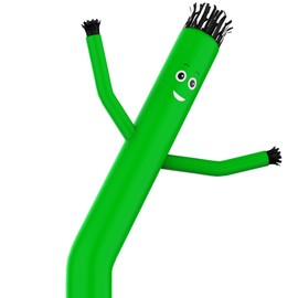 Huilynsen Air Dancers Inflatable Tube Man, 20 Feet Tall Wacky Waving Inflatable Tube Guy, Replacement Tube Man for Opening Activities, Green (No Blower)
