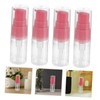 Outanaya 12pcs Transparent Travel Lotion Bottles with Refillable Pump Dispensers