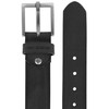 Redbridge Men's Genuine Leather Belt Scratched Honeycomb Black 105