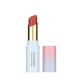 Natura Grasse Moisture Rouge Sheer 03S Pure Coral 0.1 oz (3.5 g), Light and Healthy Coral Orange Lipstick, Soap Off, Vegetable Skin Care Ingredient, Organic