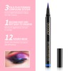 Docolor Eyeliner Waterproof Super Slim Liquid Eye Liner Gel Blue