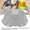 Foldable Helmet, High Strength Plastic, Head Safety Hat, with Foldable