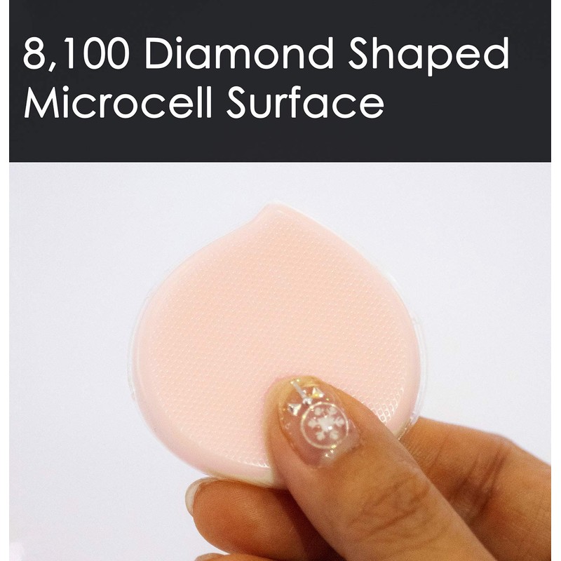 COSRAMY Premium Peach Silicone Cosmetic Puff- Easily Washable Blender for