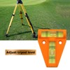 Mini Spirit Level for Caravan and Motorhome Levelling, Orange, Portable