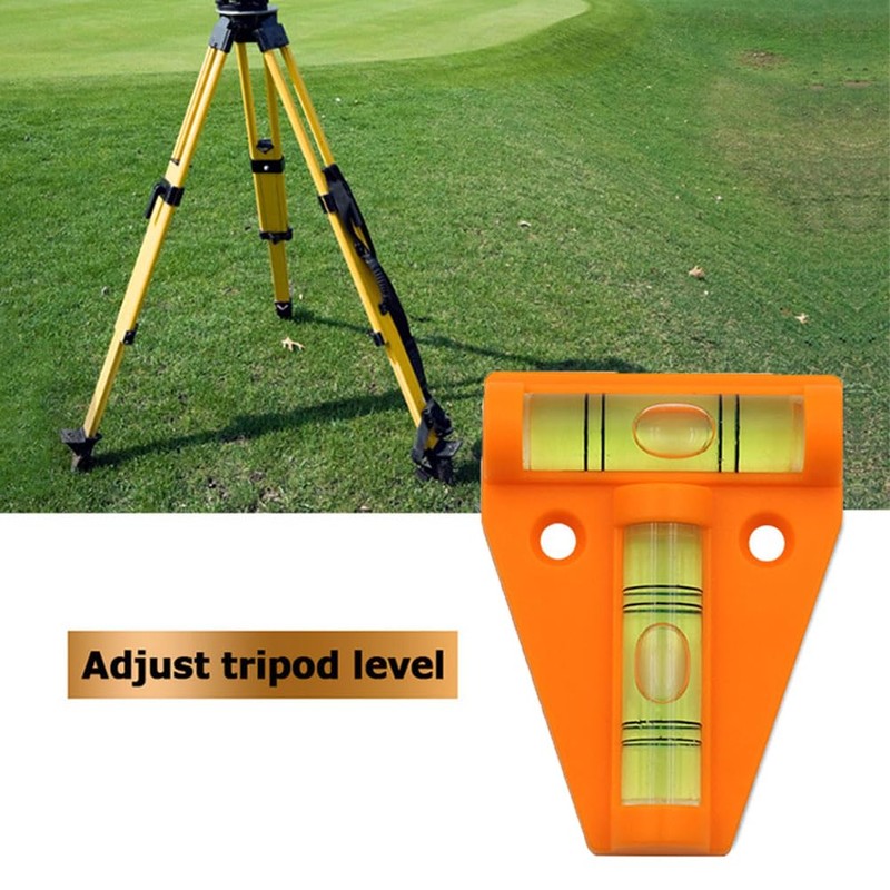 Mini Spirit Level for Caravan and Motorhome Levelling, Orange, Portable