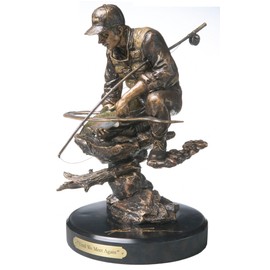 DEMDACO Until We Meet Again Bronze Color 11 x 7.5 Hand-cast Resin Decorative Sculpture